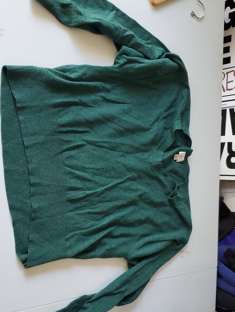 a new day Men's Dark Green Crewneck Sweater